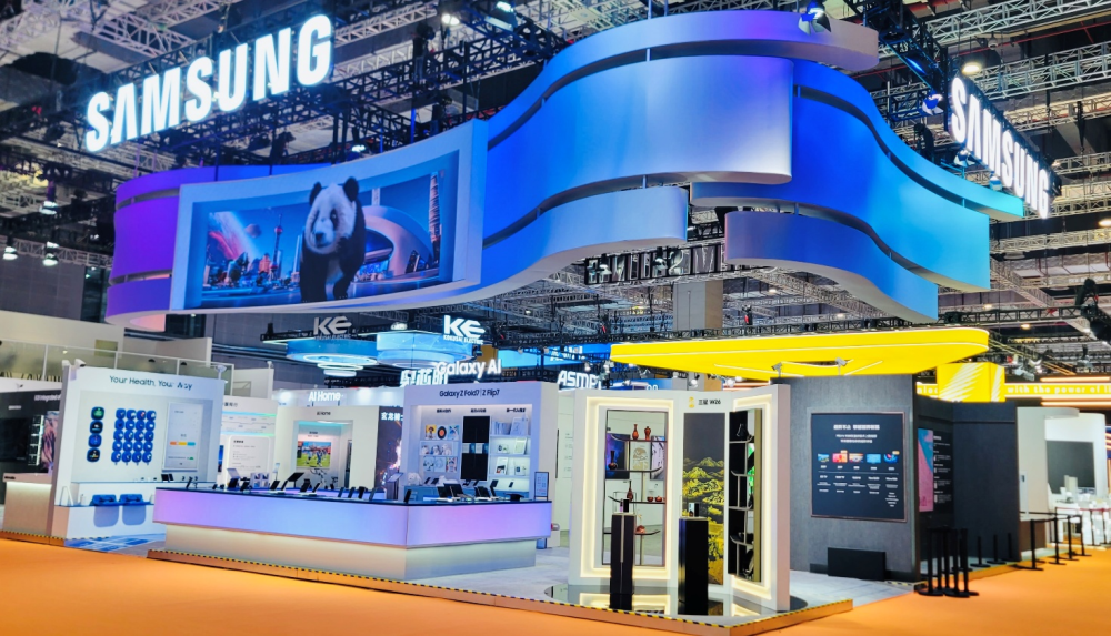 三星Micro RGB色彩技术亮相进博，智绘AI家电新视界(图1)