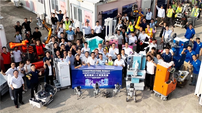 丰坦机器人亮相首届粤港澳建筑机器人大赛,摘得「效能之星」奖(图4) 丰坦机器人亮相首届粤港澳建筑机器人大赛,摘得「效能之星」奖(图4)
