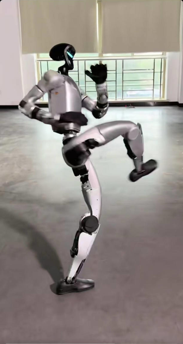 宇树人形机器人720度回旋踢惊艳，打扫家务功能还会远吗？(图2)