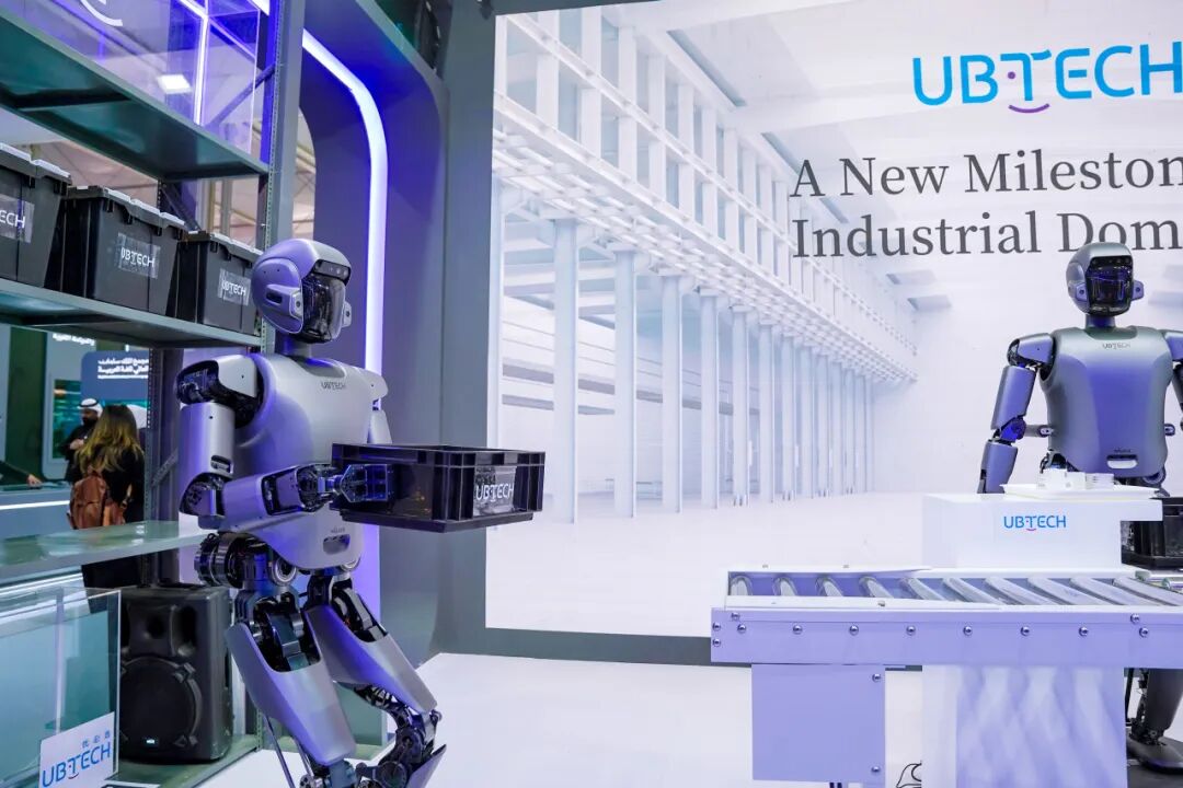 加码中东!优必选人形机器人亮相沙特LEAP 2025(图3) 加码中东!优必选人形机器人亮相沙特LEAP 2025(图3)