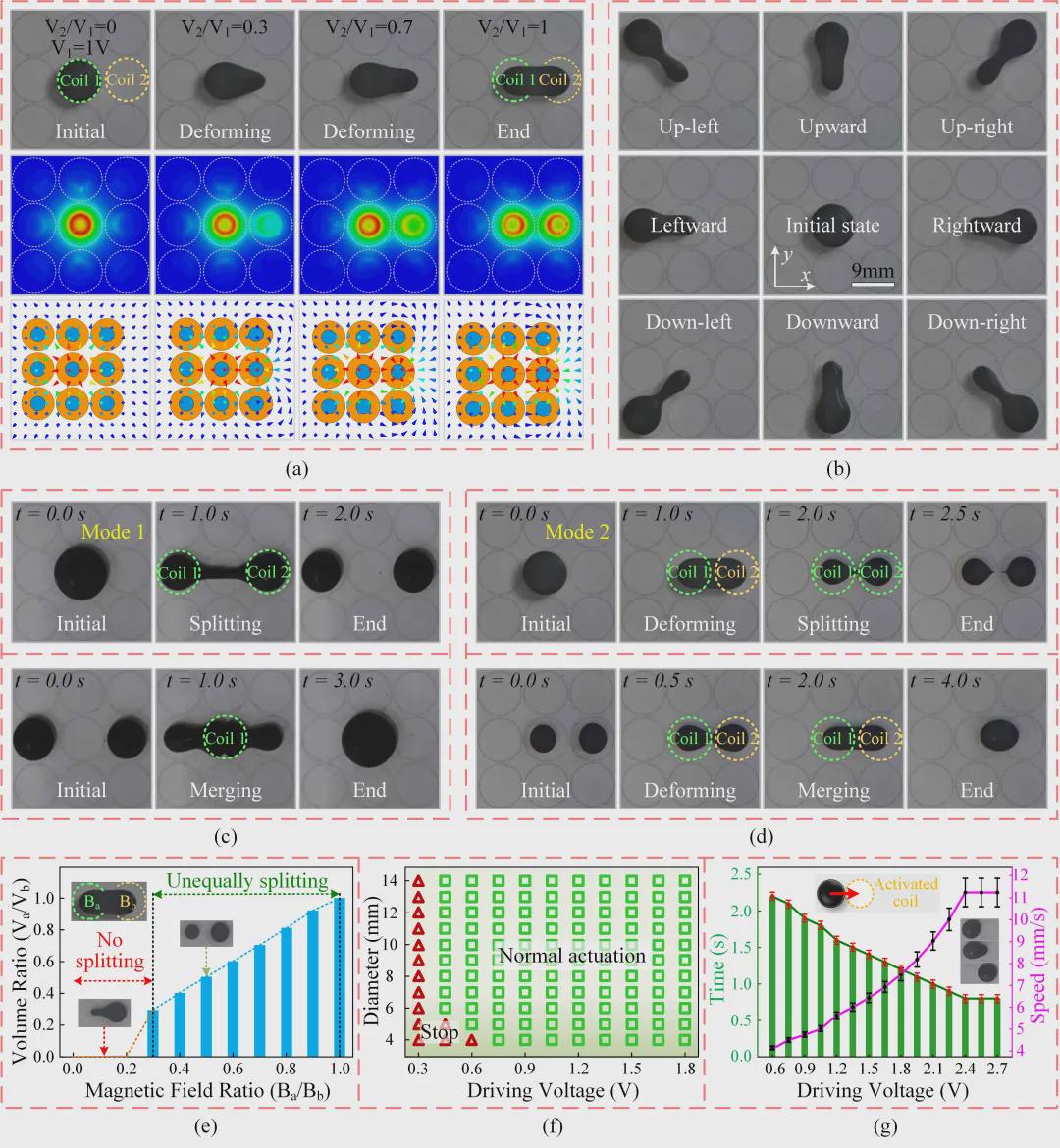 T-RO收录！清华团队可编程平台实现磁流体液滴机器人微尺度 “群体智能” 突破(图4)