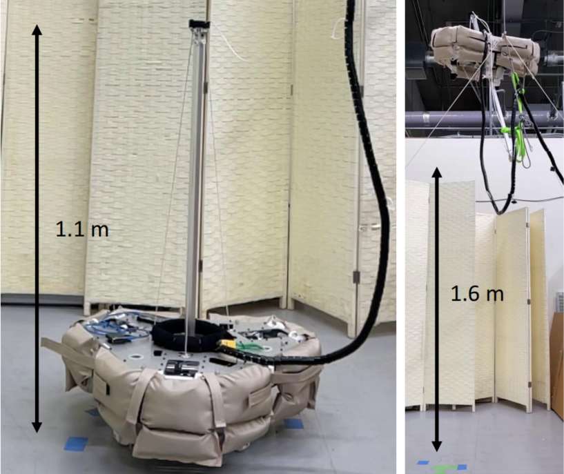 RAMIEL：用于跳高和连续跳跃的平行线驱动单足机器人(图1)