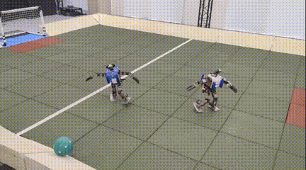 会控球会射门会防守，人形机器人自主踢足球，未来要吊打人类？(图3)